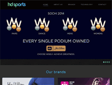 Tablet Screenshot of hdsports.co.uk